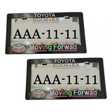 Par Porta Placas Go Further Toyota Corolla 2013