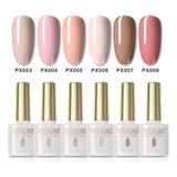 -shaoke Rosalind Hybrid Barniz Esmalte Semipermanente Set 6