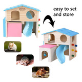 Mascota De Animales Pequeños Hideout Hamster House Deluxe Do