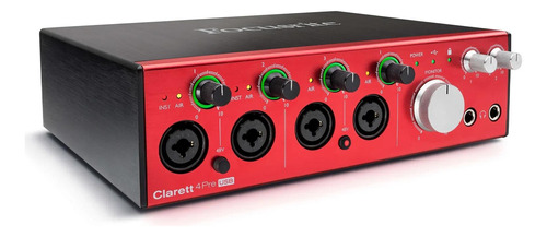 Interfaz De Audio Usb Focusrite Clarett 4pre Usb