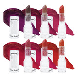 Glam Lux Paquete De Belleza, Juego De 6 Lápices Labiales C.