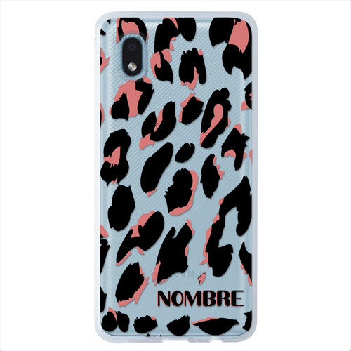 Funda Galaxy Antigolpes Animal Print Personalizada Tu Nombre