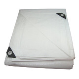 Lona 8x6 M Branca Plástica Tenda Toldo Impermeavel 300 Micra
