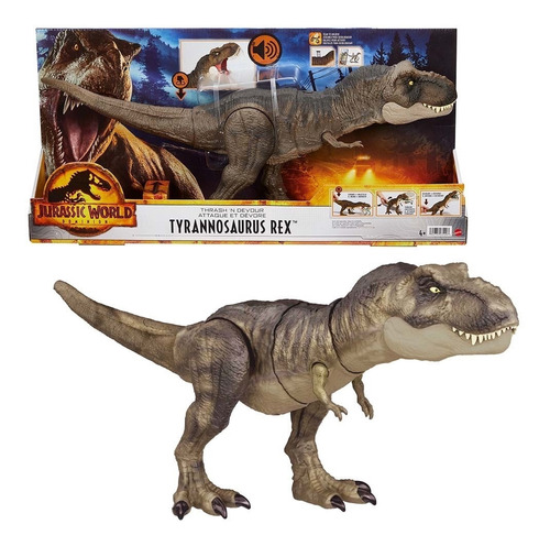 Jurassic World Tiranosaurio Rex T-rex 60cm Con Sonidos