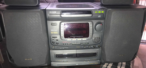 Mini System Aiwa Nsx 999 Mk 2 Com Defeito Leia Detalhes Aba