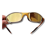 Oculos De Sol Juliet 24k Dourada Metal Polarizada Uv400 Uva