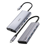 Base Usb C Con 4 Puertos Usb 3.0 Para Computadora Portátil Y