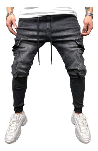 Pantalones Deportivos Casuales Para Hombre Strech Jeans