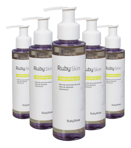 6 Ruby Skin Cleansing Oil Hb208 Ruby Rose Atacado 