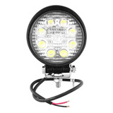 Faro Proyector 9 Led 27w Redondo Para Moto Cuatri 4x4 Cree