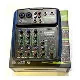 Consola Mixer 4 Ch Tonart B4 Live  Interfaz Grabacion Usb  