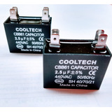 Capacitor Cuadrado De 2,5 Uf 440v 50/60hz 