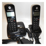 Telefone Motorola S/fio Auri2000 2fones E 2bases C/carregado