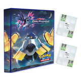 Álbum Pasta Fichário Pokemon + 20 Folhas Fenda Paradoxal