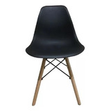 Set De 2 Sillas Begônia Eames Paris Para Comedor Negras