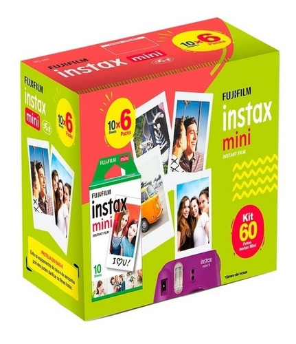 Filme Instax Mini Instant Film 60 Fotos Fujifilm Instax Film