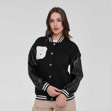 Chaqueta Mujer Bomber Negro Ii Fashion's Park