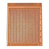 Baquelita Placa Fenólica Perforada Cafe 9.5x7.2 Cm Pcb Cobre