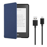 Combo Funda Para Amazon Kindle Paperwhite 10 Gen + Cable