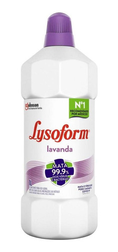 Desinfetante Lysoform Uso Geral Lavanda - 1l