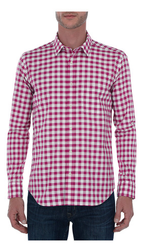 Camisa Casual Scappino De Cuadros Vichy De Algodón 3845