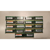 Lote 9 Memorias Ram Ddr2 Ecc 512mb Para Servidor Hp Dell Ibm