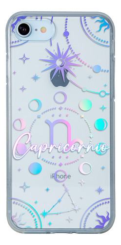 Funda Para iPhone Uso Rudo Mujer Signo Zodiaco Capricornio