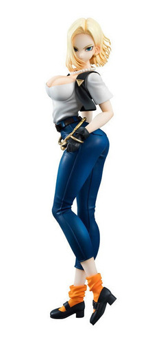 Dragon Ball Z - C18 Androide No Lazuli Figura Jeans 19 Cm