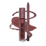 Labial Beauty Creations Lip Duo Set Color Chit Chat Time