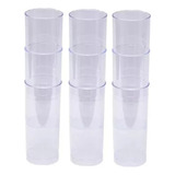 Vaso Trago Largo X 50 Plastico Acrilico Cristal Transparente