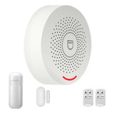 Kit Alarma Wifi + 1 Sensor Movimiento +1 Puerta +2 Controles