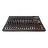 Mesa De Som Profissional Pro Mixer 16 Canais Tyt-016 Tomate