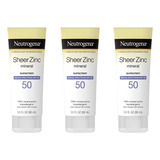 Loción De Protección Solar Neutrogena Sheer Zinc Oxide Spf 5