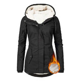 Chaqueta Abrigada De Invierno De Felpa Gruesa Para Mujer