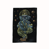 Pano De Parede Fundo Tapeçaria Jay Ganesha Elefante