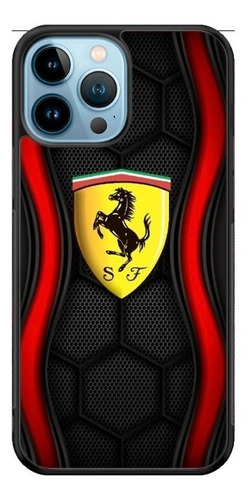Funda Para iPhone Ferrari Motor Rojo