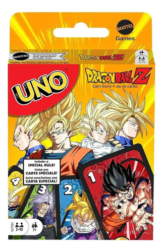 Juego De Cartas Uno Dragon Ball Z