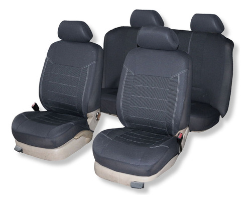 Carlife Funda Cubreasiento Auto Jacquard Gruesa Top