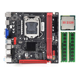 Placa Base B75a (b75) Lga1155 Ddr3+cpu I3 2120+2x4g Ddr3 16