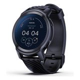 Smartwatch Motorola Moto Watch 100 1.3  Caja 42mm De  Aluminio  Negra, Malla  Negra De  Silicona