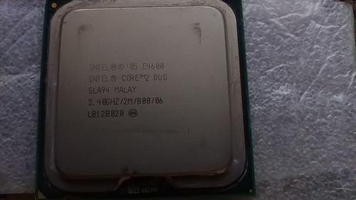 Procesador Intel Core Tm2 Duo E4600 2.40ghz 2m Socket 775