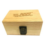 Caixa Raw De Madeira Wooden Box Armazenamento Itens Original