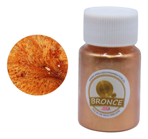 Pigmento Bronce Perlado Para Resina Epóxica - 10gr