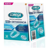 Corega Tabs Tabletas Limpiadoras Pro Ortodoncia 30u