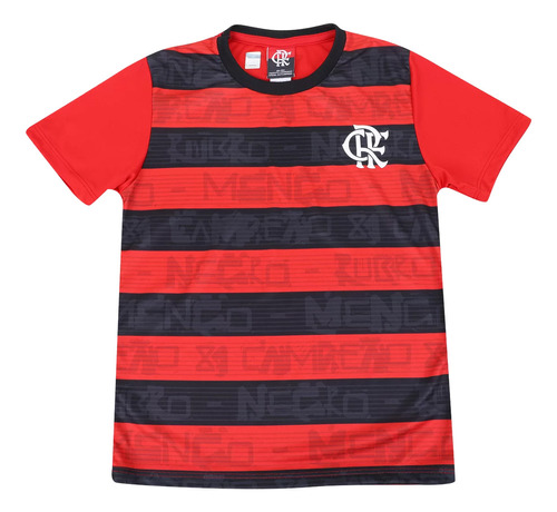 Camisa Flamengo Infantil Oficial Shout Poliester Braziline