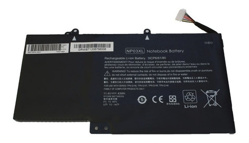 Bateria Compatible Con Hp Pavilion X360 13-a100nia Calidad A