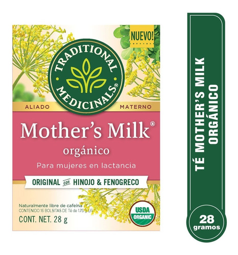 Té Traditional Medicinals Mother's Milk 28g