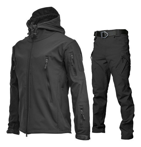 Conjunto De Chaqueta Táctica Cálida Militar Al Aire Libre