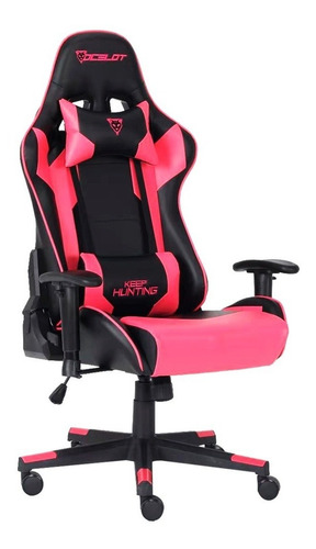 Silla Gamer Ocelot Ogs-03 Con Cojines Inclinable Rosa