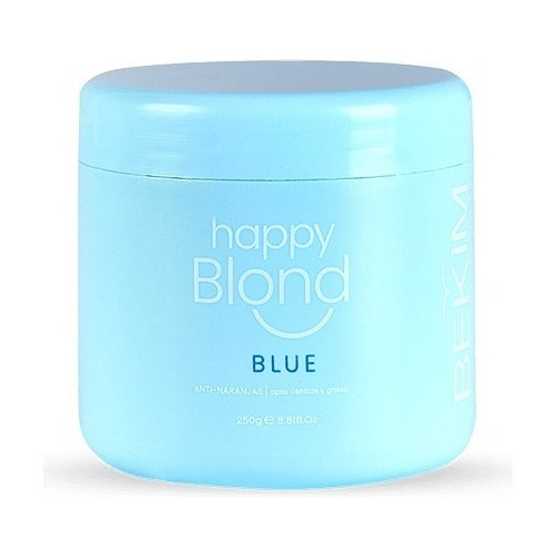 Matizador Mascara Azul Blond Happy 250 Ml Bekim